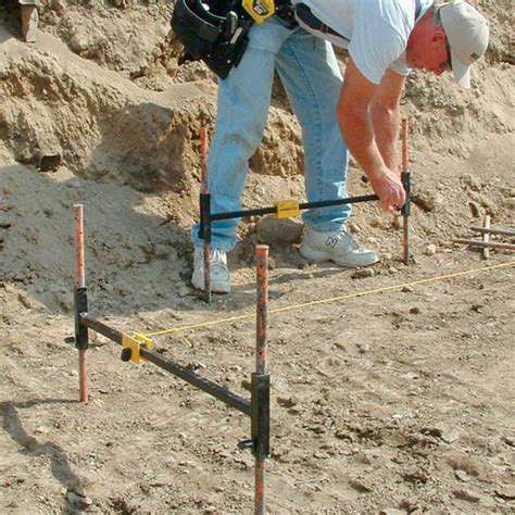 metal batter boards.
